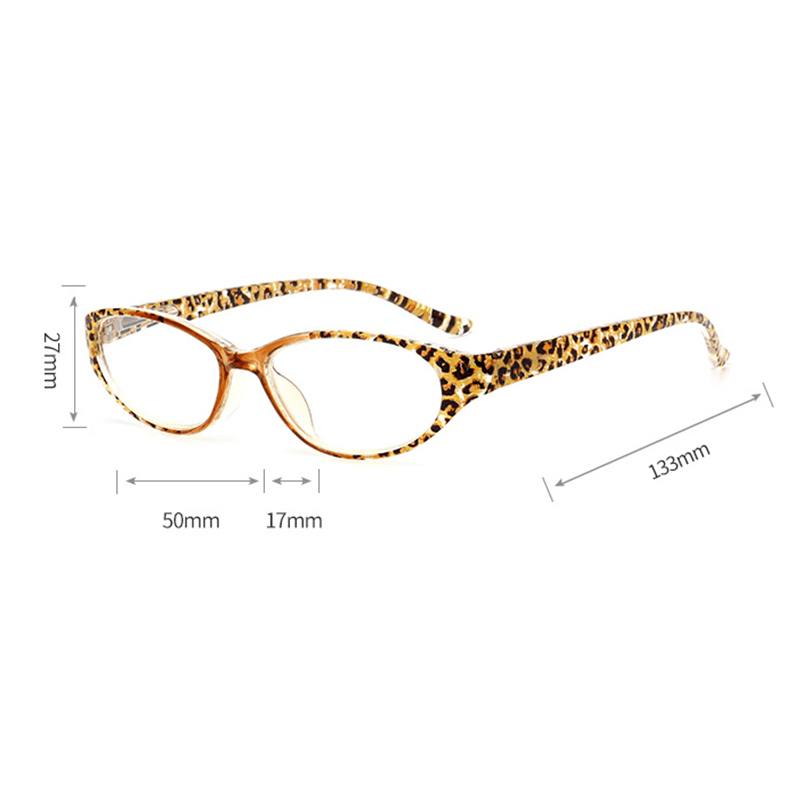 Miesten Naisten Leopard Resin Presbyopic -lasit