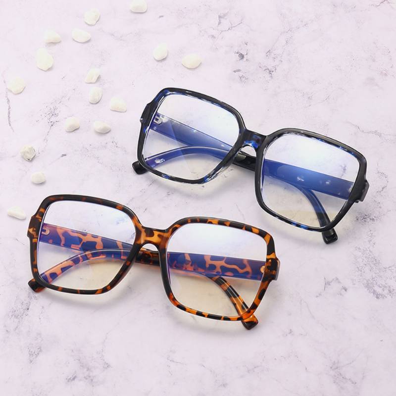 Unisex Square Big Frame Full Frame Anti-blue Light Brief Lasit