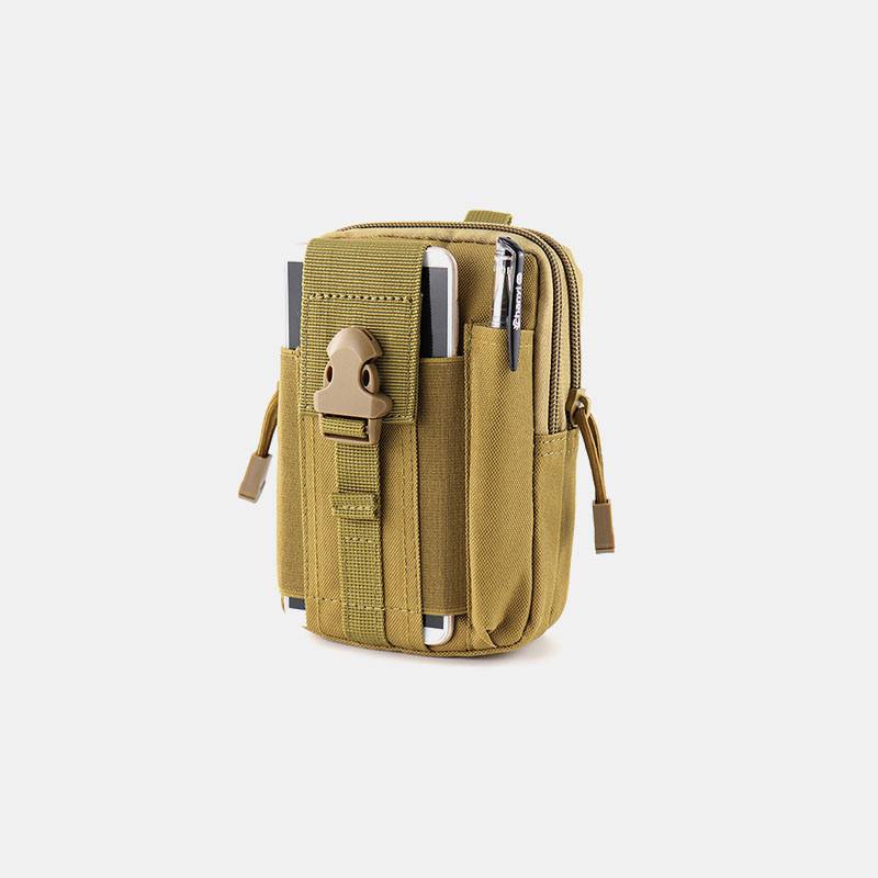 Miesten Tactical Laukku Minipuhelinlaukku Urheilulaukku Vyölaukku Fanny Bag Wasit Bag