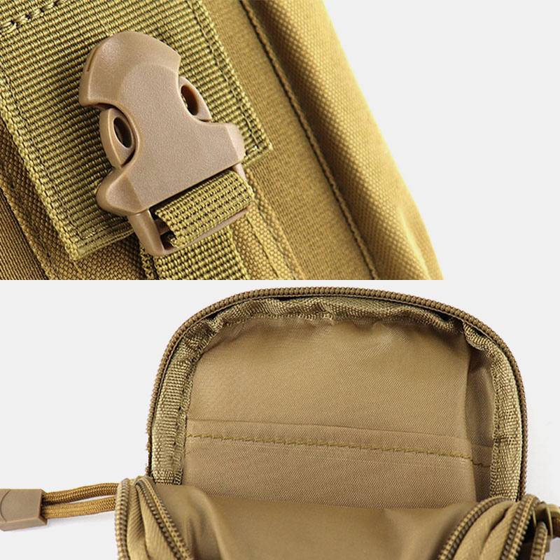 Miesten Tactical Laukku Minipuhelinlaukku Urheilulaukku Vyölaukku Fanny Bag Wasit Bag