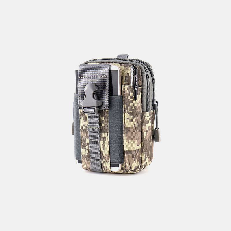 Miesten Tactical Laukku Minipuhelinlaukku Urheilulaukku Vyölaukku Fanny Bag Wasit Bag