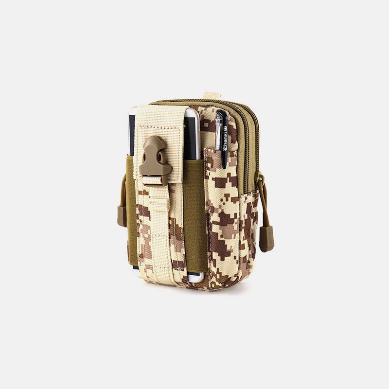 Miesten Tactical Laukku Minipuhelinlaukku Urheilulaukku Vyölaukku Fanny Bag Wasit Bag