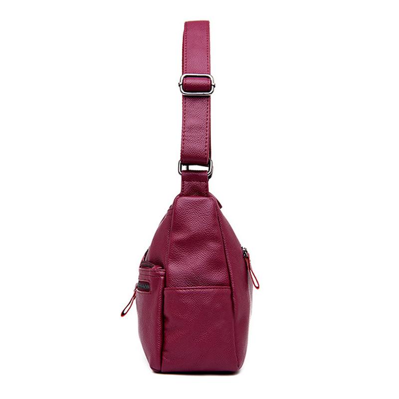 Naisten Keinonahkainen Vapaa-ajan Olkalaukku Crossbody Laukku Olkalaukku