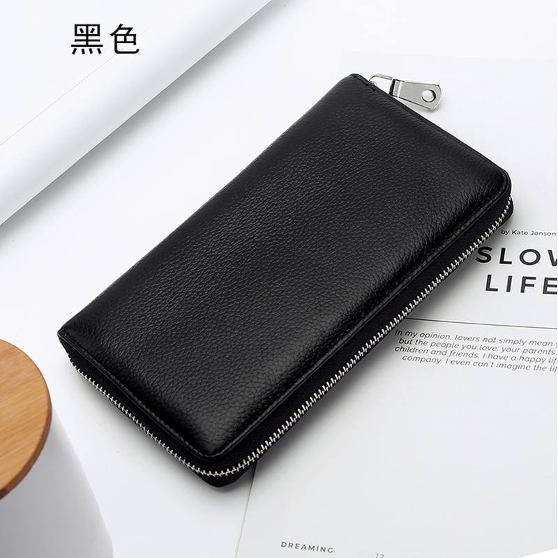Miesten Aito Nahka Multi-card Slot Puhelinlaukku Avainkotelo Money Clip Lompakko