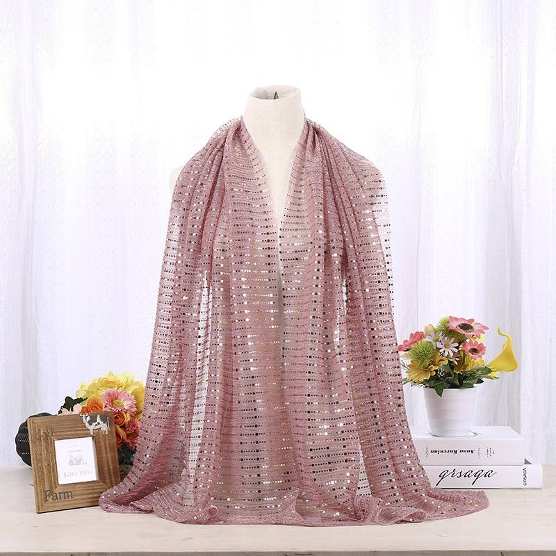 Naisten Paljetti Arabian Hat Arab Wrap Huivi Turbaani Hattu