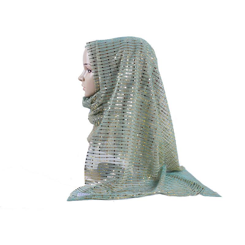 Naisten Paljetti Arabian Hat Arab Wrap Huivi Turbaani Hattu