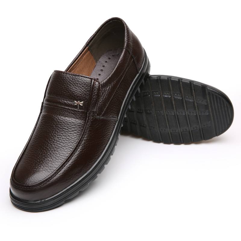 Retro Pure Color Liukumaton Rento Business Oxfords