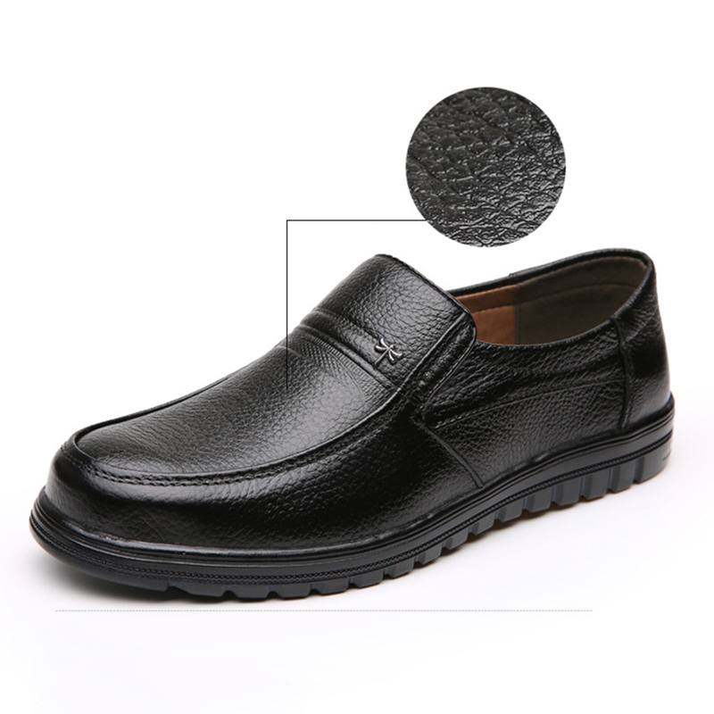 Retro Pure Color Liukumaton Rento Business Oxfords