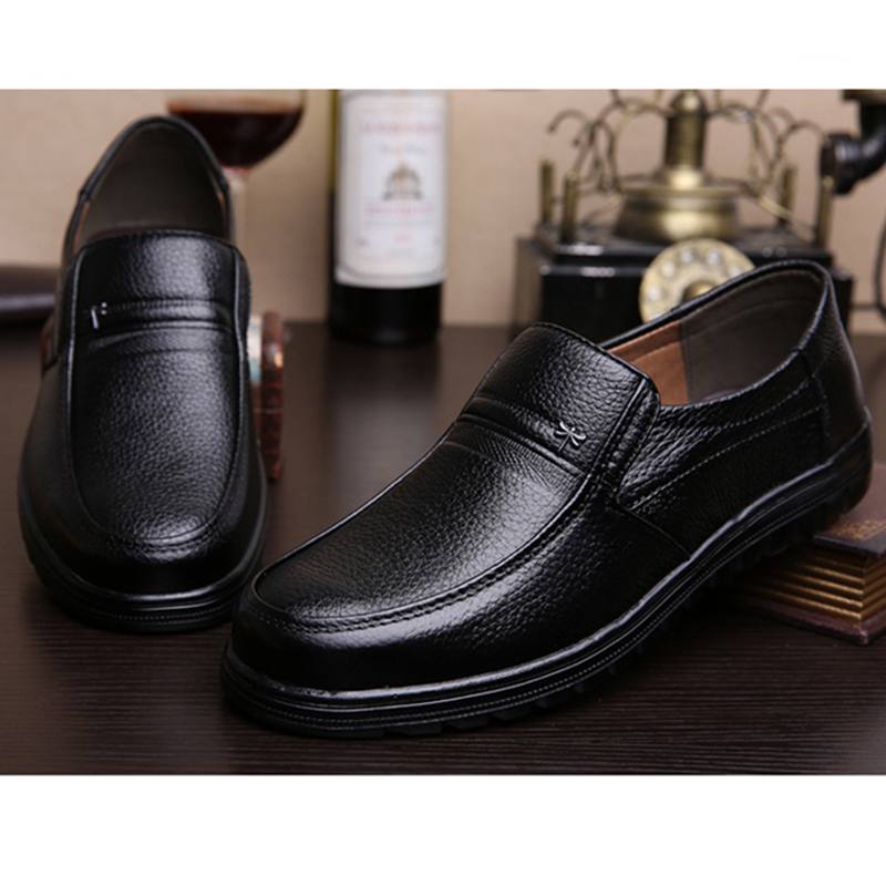 Retro Pure Color Liukumaton Rento Business Oxfords