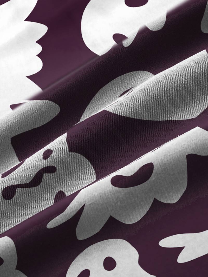 Miesten Täysipainoinen Little Ghost Lyhythihainen Paita