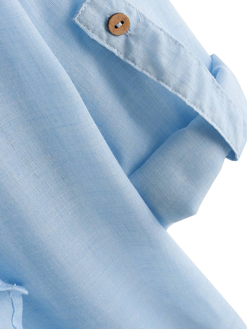 Puhdasta Väriä Käännettävä Kaulus Epäsäännöllinen Helma Rento Neuletakit