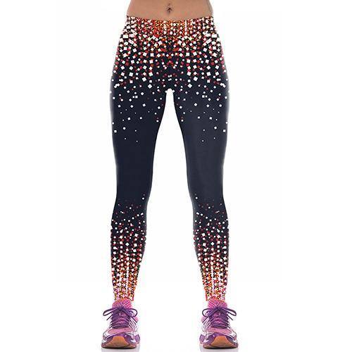 Uusi Saapuva Naisten Leggingsit Urheiluhousut Tähtitaivas 3d Spot Painatus Mujer Compression Legg Housut