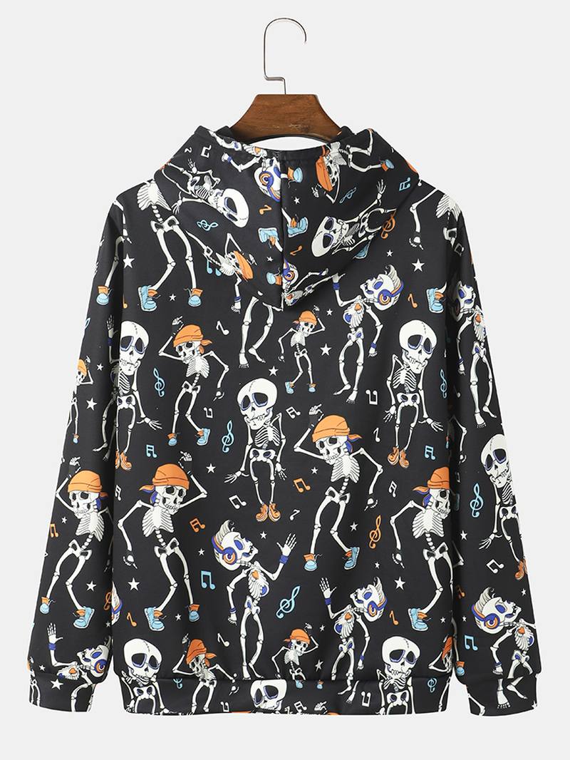Miesten Dance Skull Painatus -huppari