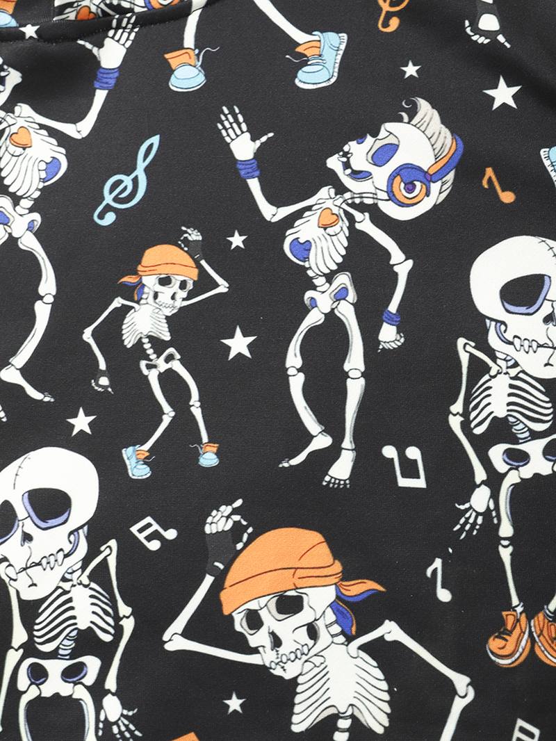 Miesten Dance Skull Painatus -huppari