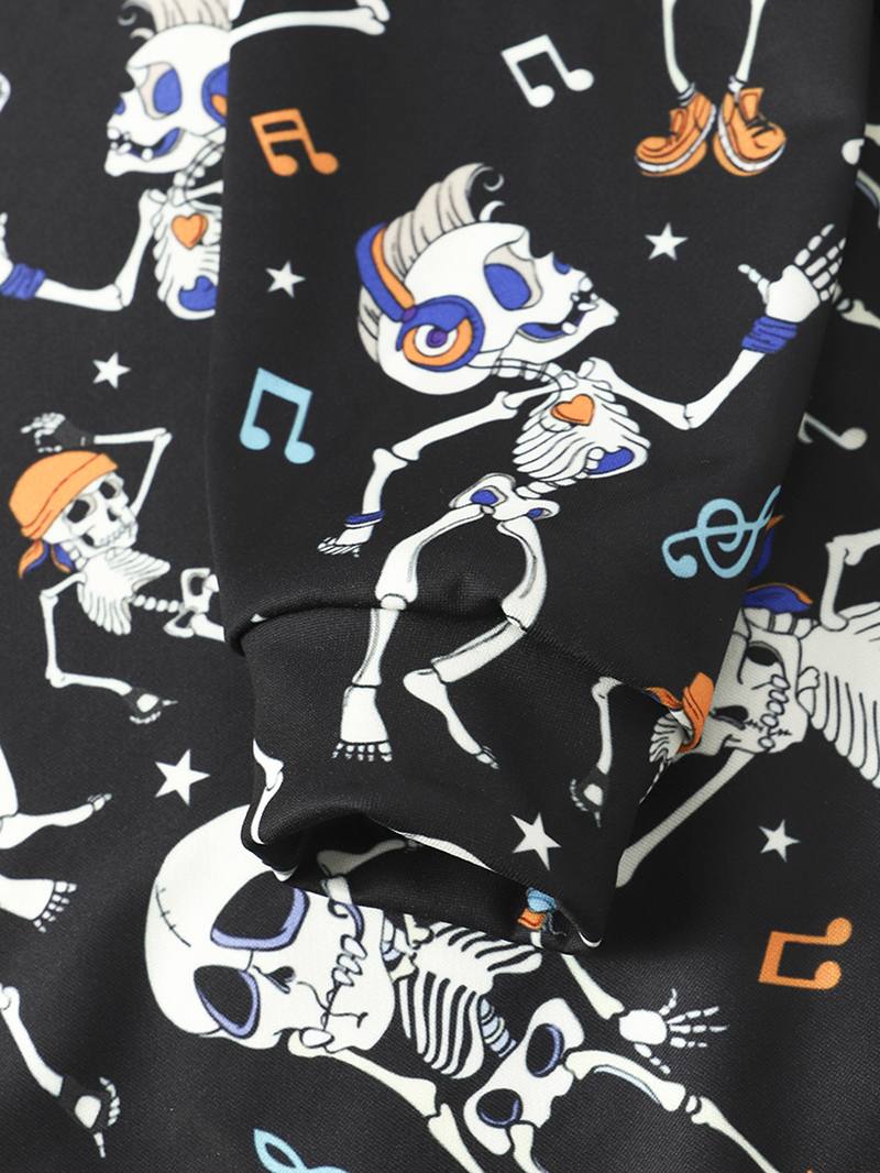 Miesten Dance Skull Painatus -huppari