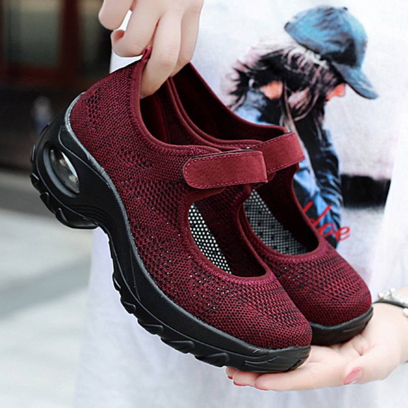 Naisten Rento Mesh Hollow Out Platform Tennarit