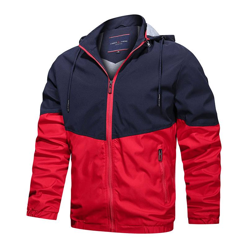 Hupullinen Stand Collar Rento Miesten Takki