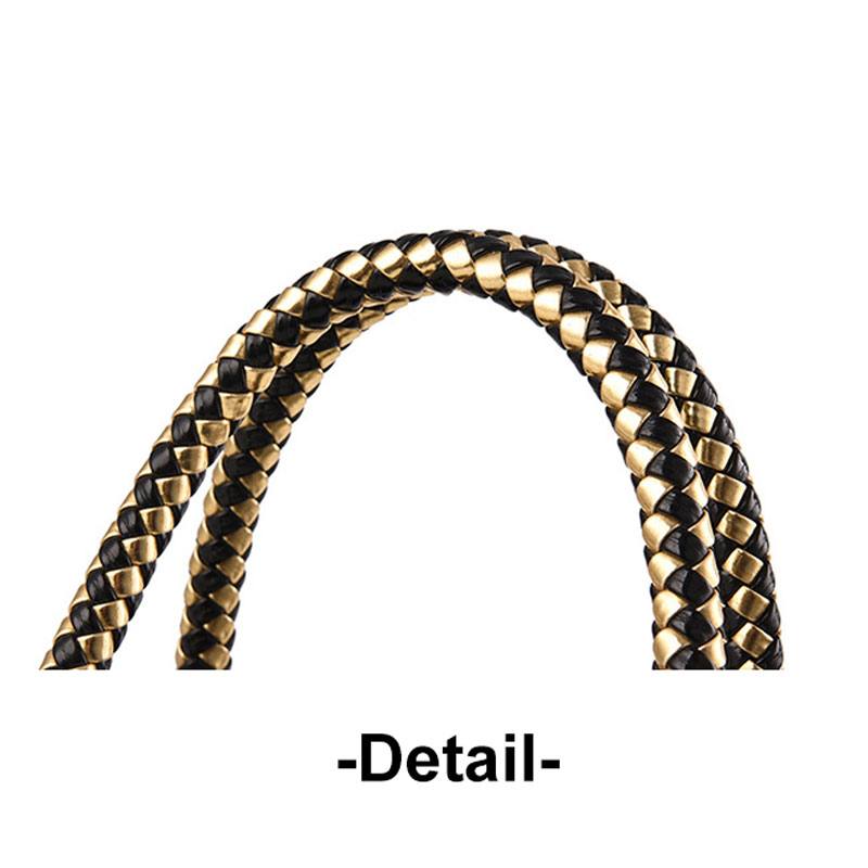 Elegant Naisten Golden Top Handle Satchel Handbag Kangaskassi Olkalaukku Helmiriipusella