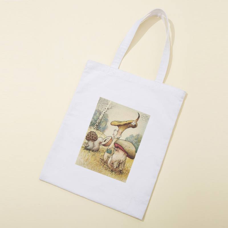 Naisten Polyesteri Sarjakuva Mushroom Pattern Painatus Käsilaukku Olkalaukku Tote