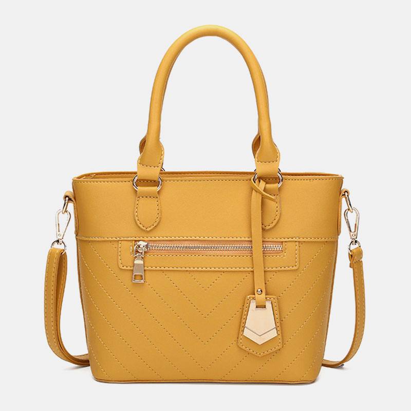 Naisten Solid Multi-pocket Commuter Satchel Crossbody Bag Olkalaukku Käsilaukku