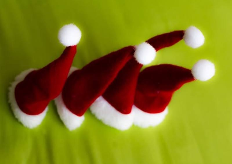 Muoti Temperamentti Koristeet Kultainen Kangas Lumihiutale Kauneus Santa Hat