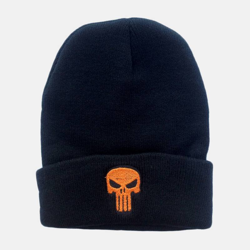 Unisex-kallo Brodeerattu Rento Villi Neulehattu Villi Hattu Hip-hop Pipo